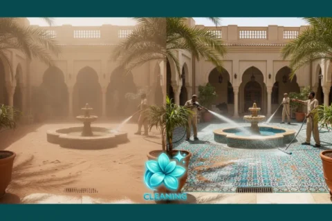 تنظيف حوش في عجمان