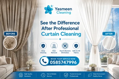 Curtain cleaning in Dubai