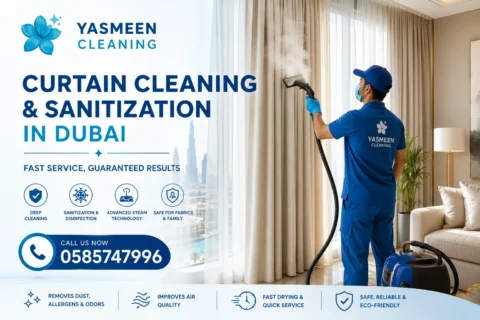 Curtain cleaning in Dubai