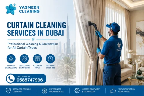 Curtain cleaning in Dubai